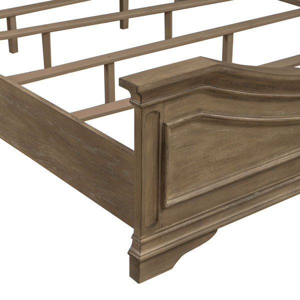 Magnolia Manor Queen Panel Bed - 244N-BR-QPB