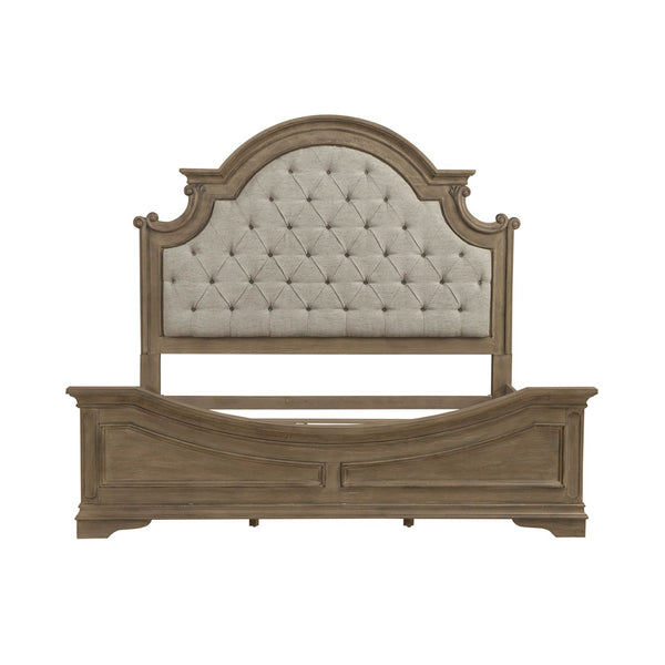 Magnolia Manor Queen Uph Bed - 244N-BR-QUB