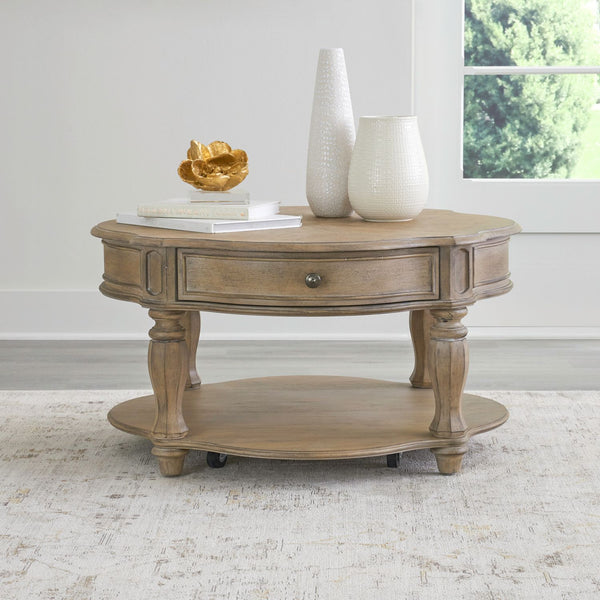 Magnolia Manor Round Cocktail Table