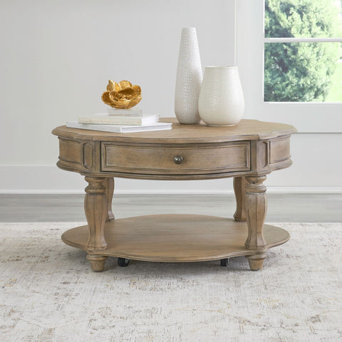 Magnolia Manor Round Cocktail Table