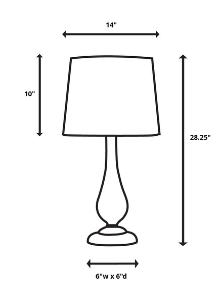 Uttermost Vercana Table Lamp, Set Of 2