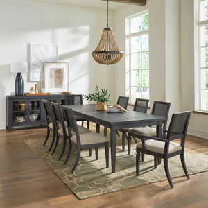 Caruso Heights 271-CD-O9RLS Opt 9 Piece Rectangular Table Set
