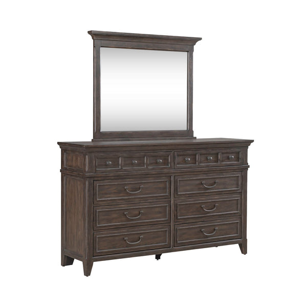 Paradise Valley Dresser & Mirror - 297-BR-DM