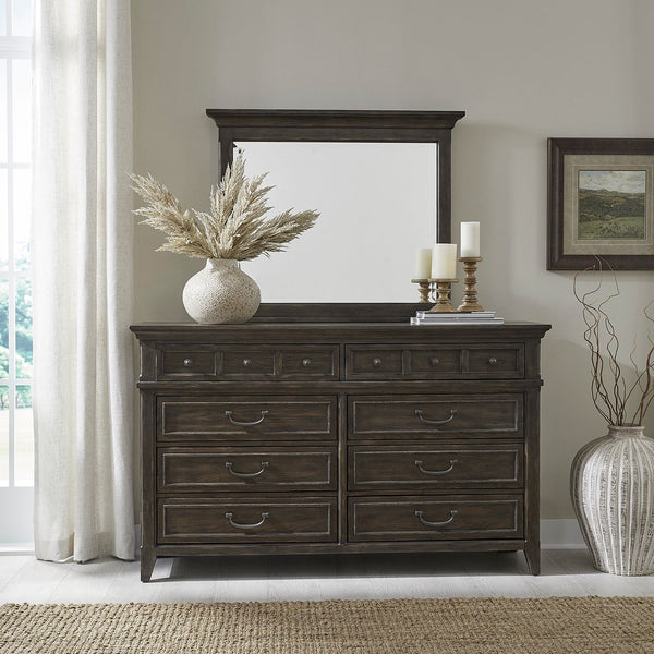 Paradise Valley Dresser & Mirror - 297-BR-DM
