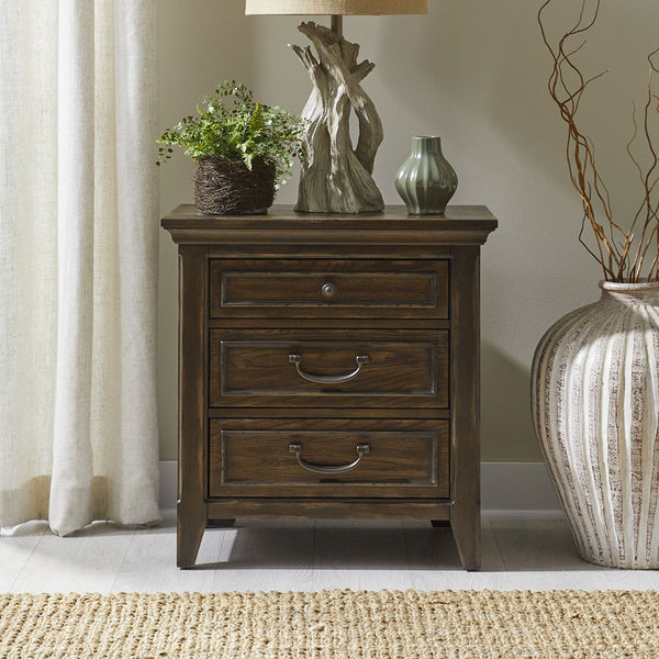 Paradise Valley Nightstand w/ Charging Station - 297-BR61