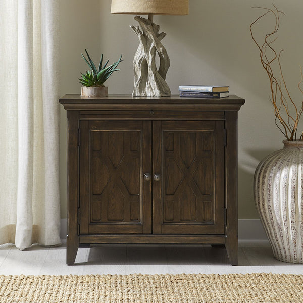 Paradise Valley 2 Door Bedside Chest w/ Charging Station - 297-BR63