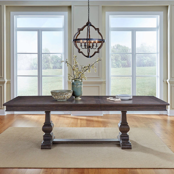 Paradise Valley Trestle Table Set - 297-DR-TRS