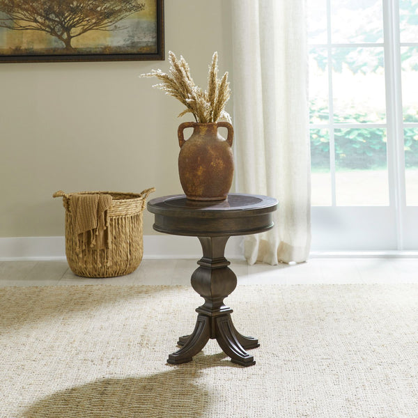 Paradise Valley Round Chairside Table - 297-OT1021