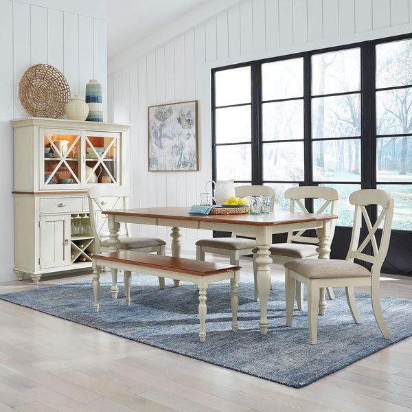 Ocean Isle Opt 6 Piece Rectangular Table Set - 303-CD-O6RLS