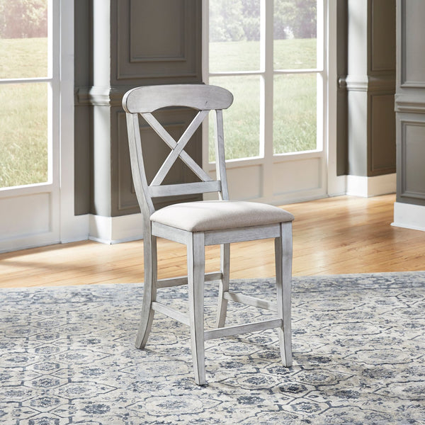 Ocean Isle Uph X Back Counter Chair (RTA) - 303W-B300124