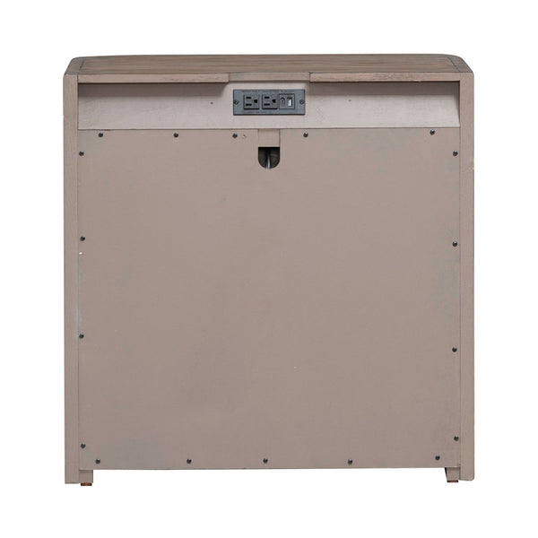 South Bend Open Nightstand w/ Charging Station