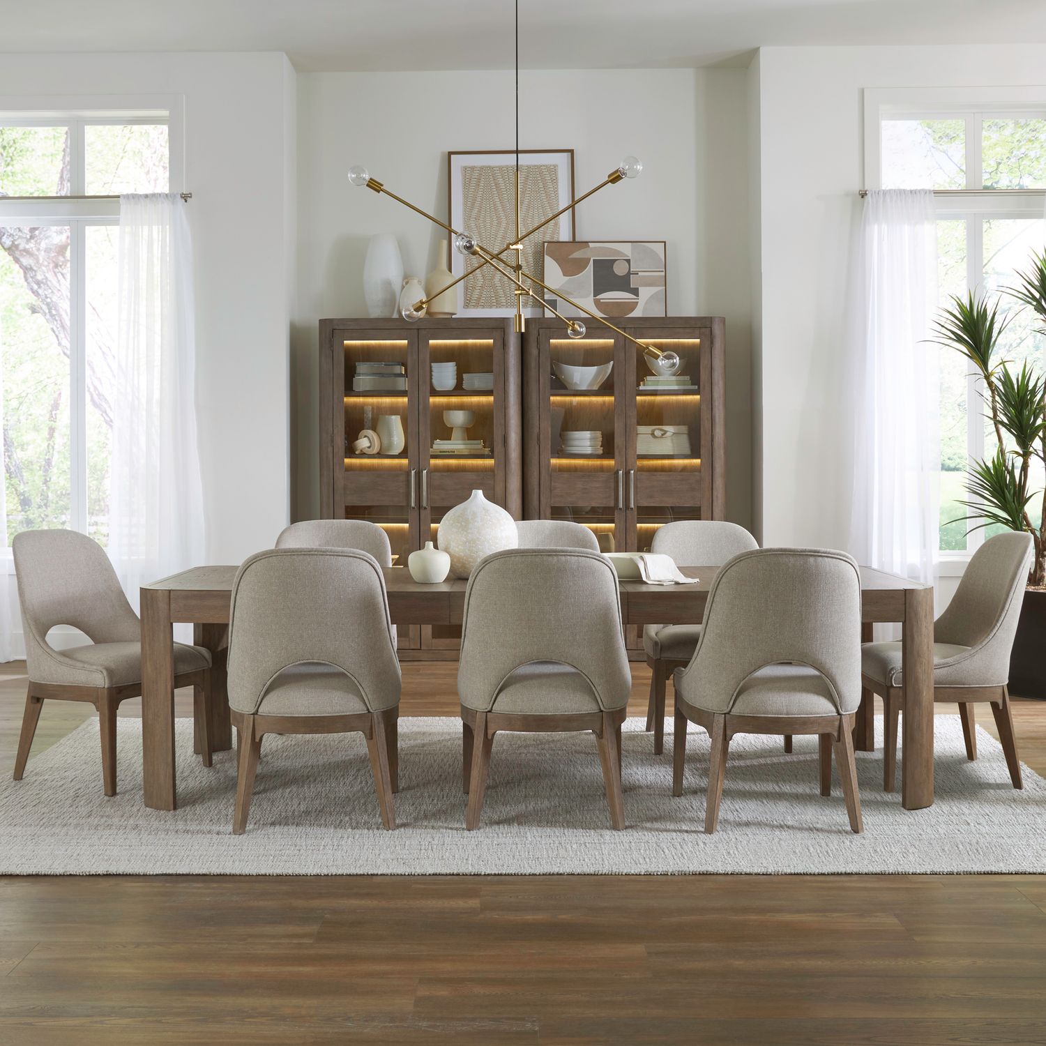 South Bend 9 Piece Rectangular Table Set
