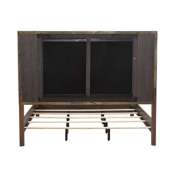 Modern Edge Queen Uph Bed - 313-BR-QUB