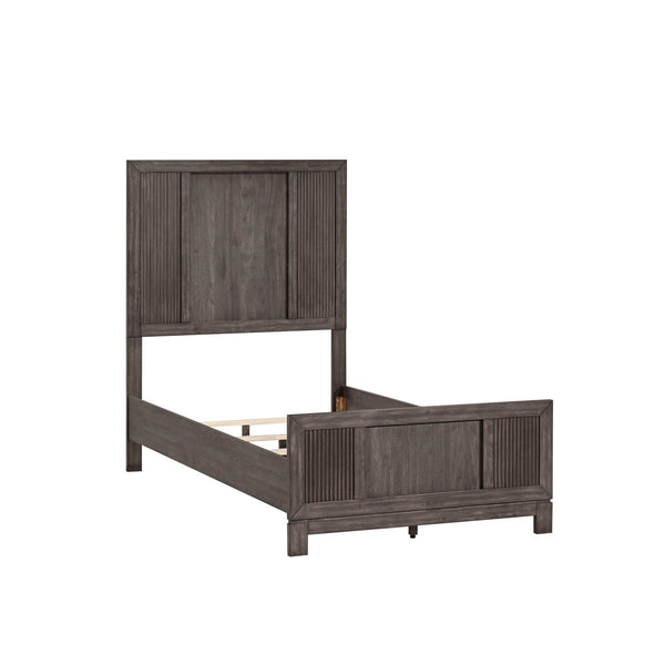 Modern Edge Twin Panel Bed - 313-BR-TPB