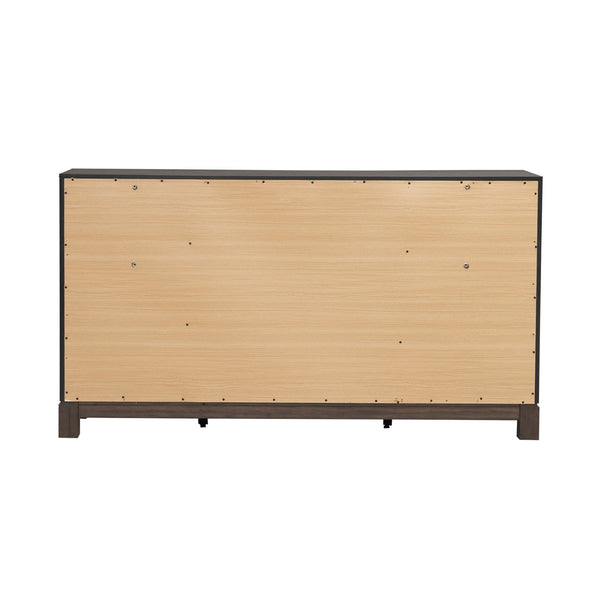 Modern Edge 2 Door 6 Drawer Dresser
