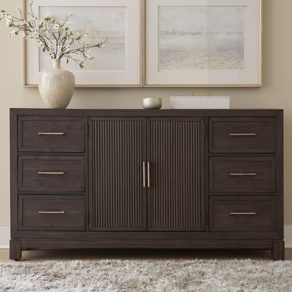 Modern Edge 2 Door 6 Drawer Dresser - 313-BR31