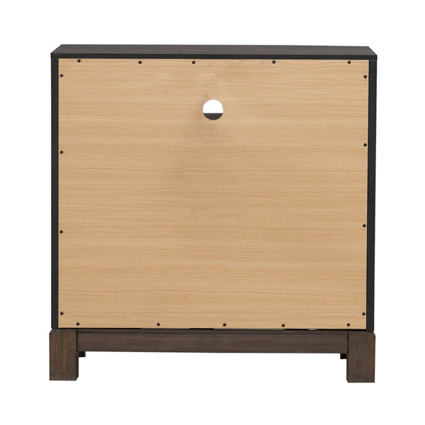 Modern Edge Bedside Chest w/ Charging Station - 313-BR62