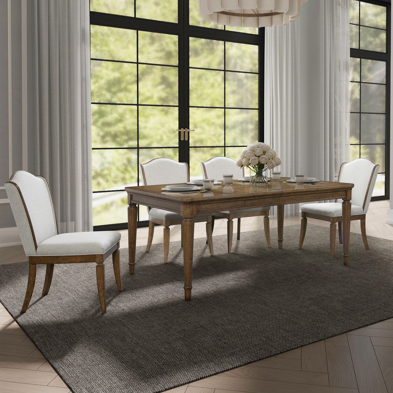 Harrison Heights 5 Piece Rectangular Table Set