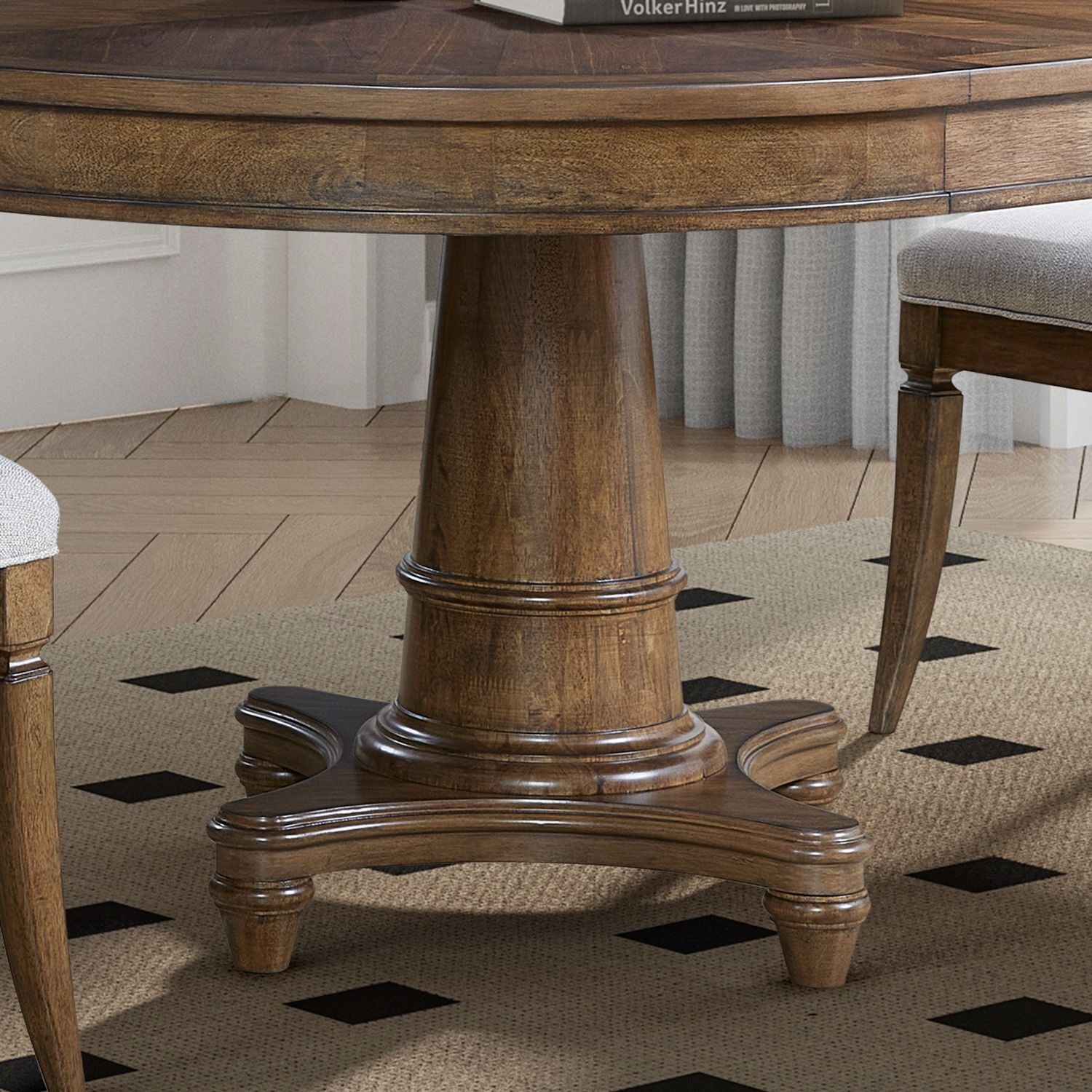 Harrison Heights Round Pedestal Table Base
