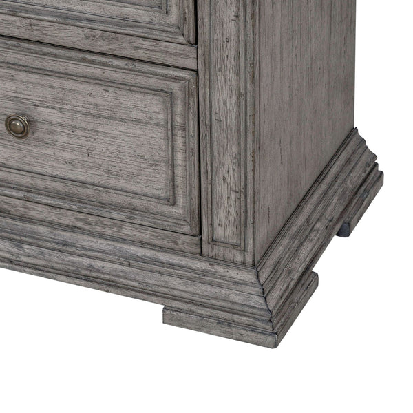 Big Valley 2 Drawer Night Stand w/ Charging Station
