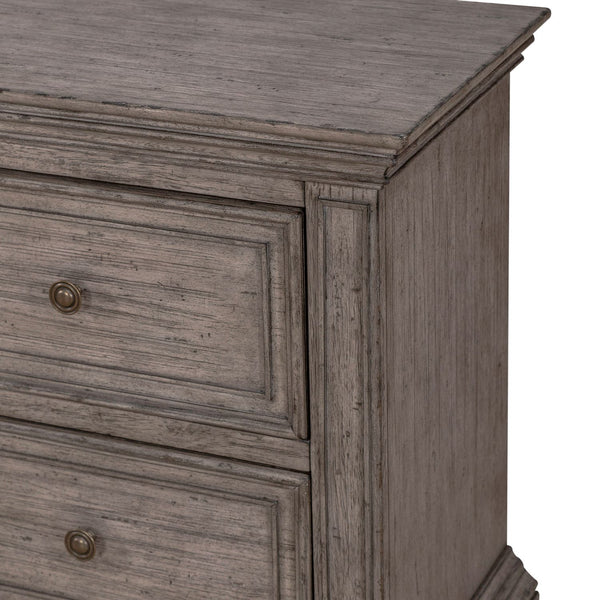Big Valley 2 Drawer Night Stand w/ Charging Station