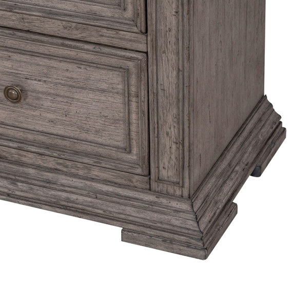 Big Valley 2 Drawer Night Stand w/ Charging Station
