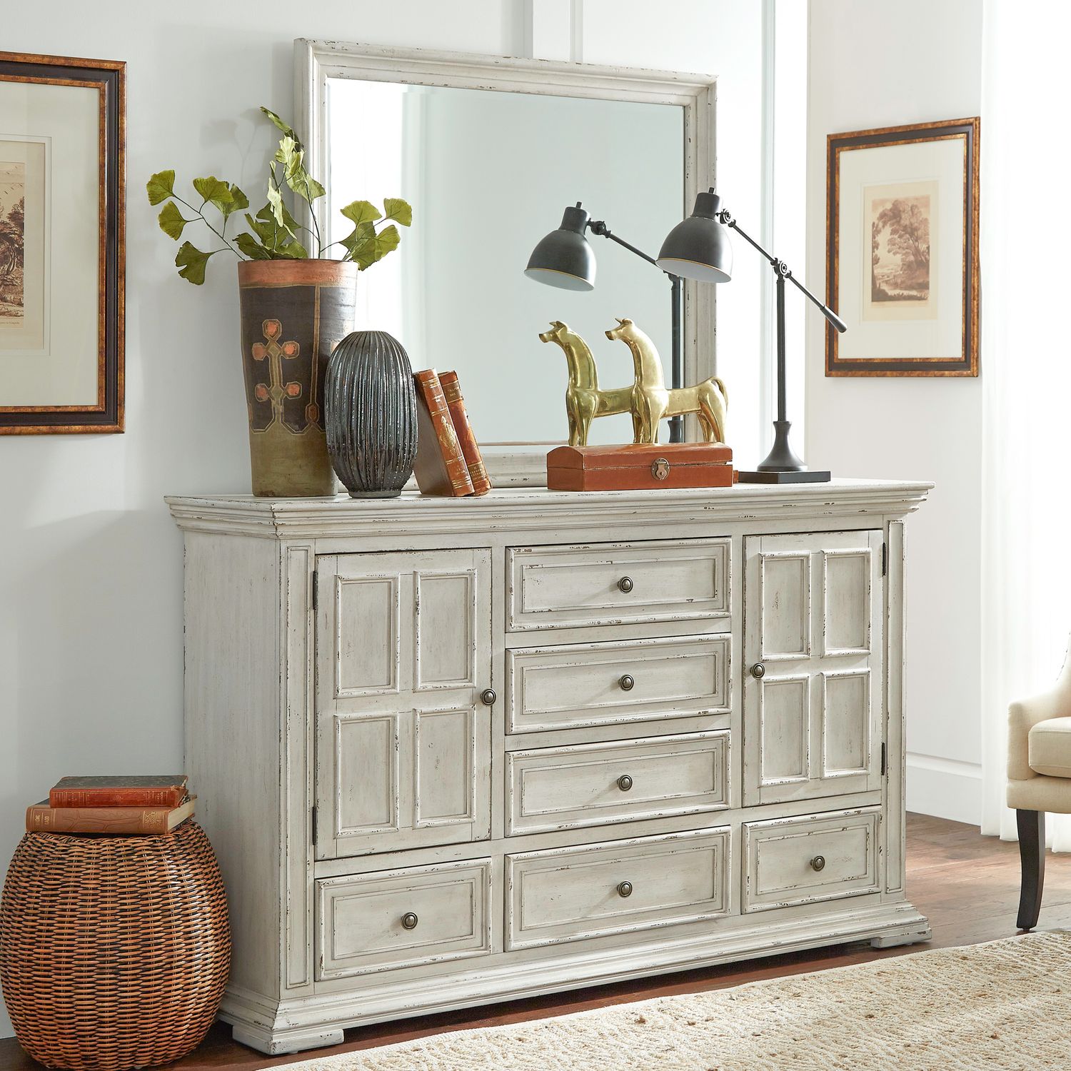 Big Valley Dresser & Mirror