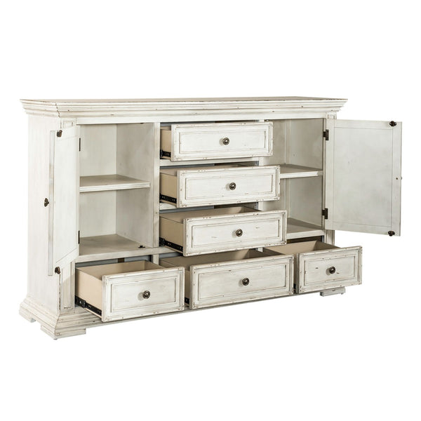 Big Valley 2 Door 6 Drawer Dresser
