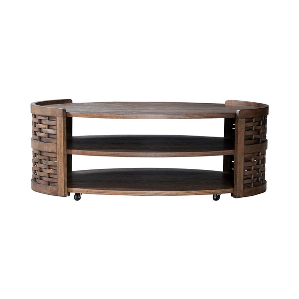 Warren Park Oval Cocktail Table - 369-OT1010