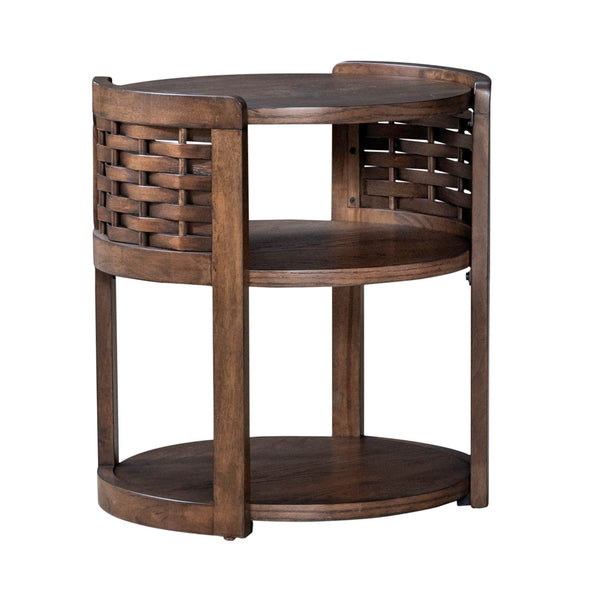 Warren Park Round Chairside Table - 369-OT1021