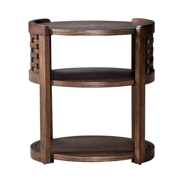 Warren Park Round Chairside Table - 369-OT1021