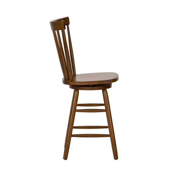 Creations 24 Inch Swivel Counter Chair - Tobacco - 38-B1724
