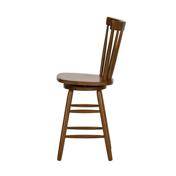 Creations 24 Inch Swivel Counter Chair - Tobacco - 38-B1724