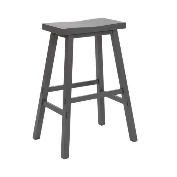 Creations 24 Inch Sawhorse Counter Stool- Gray - 38-B1824-G