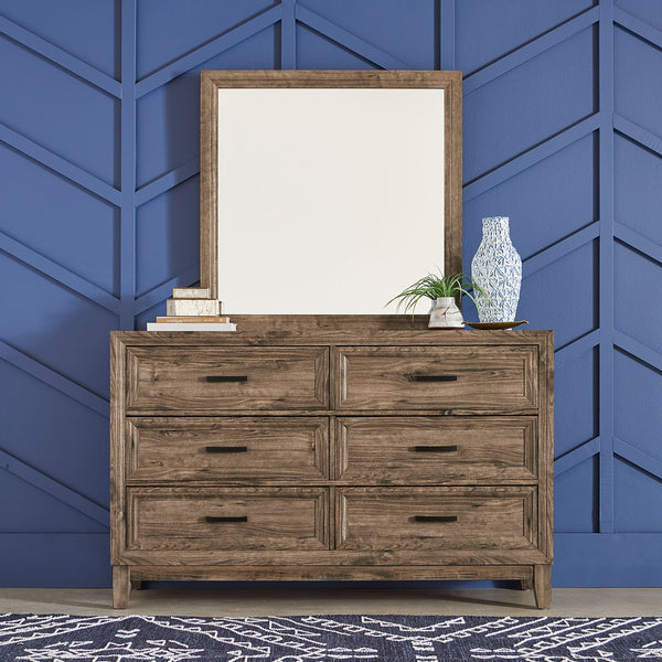 Ridgecrest King Storage Bed, Dresser & Mirror, Chest - 384-BR-KSBDMC