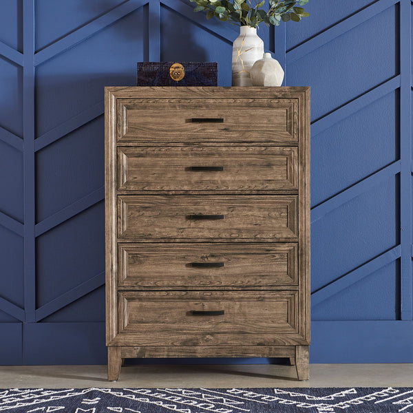 Ridgecrest King Storage Bed, Dresser & Mirror, Chest - 384-BR-KSBDMC