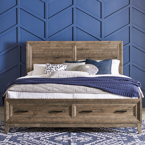 Ridgecrest Queen Storage Bed - 384-BR-QSB