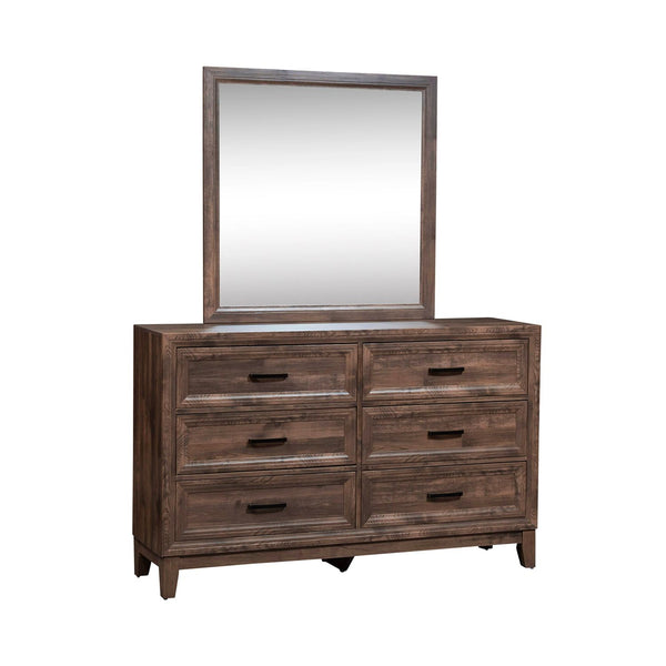 Ridgecrest Queen Storage Bed, Dresser & Mirror, Chest - 384-BR-QSBDMC