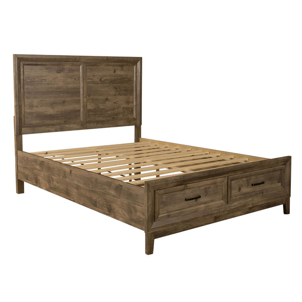 Ridgecrest Queen Storage Bed, Dresser & Mirror, Chest, Night Stand - 384-BR-QSBDMCN