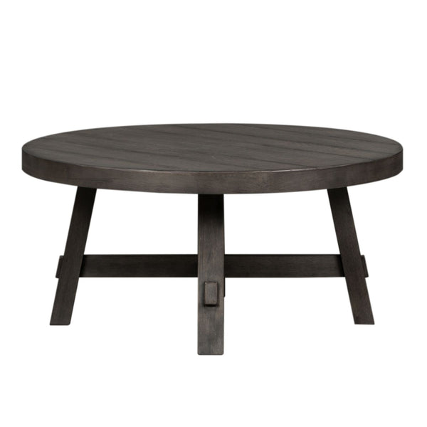 Modern Farmhouse Splay Leg Round Cocktail Table - 406-OT1013