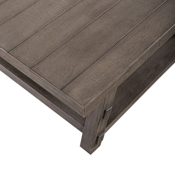 Modern Farmhouse Oversized Square Cocktail Table - 406-OT1014