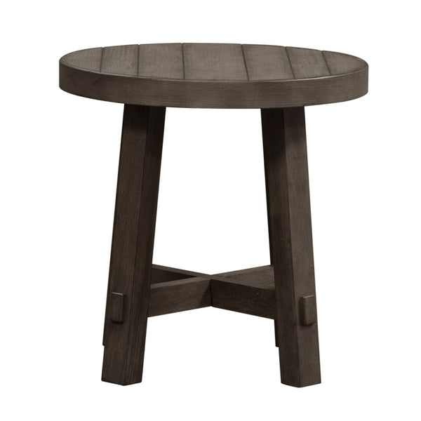 Modern Farmhouse Splay Leg Round End Table - 406-OT1024