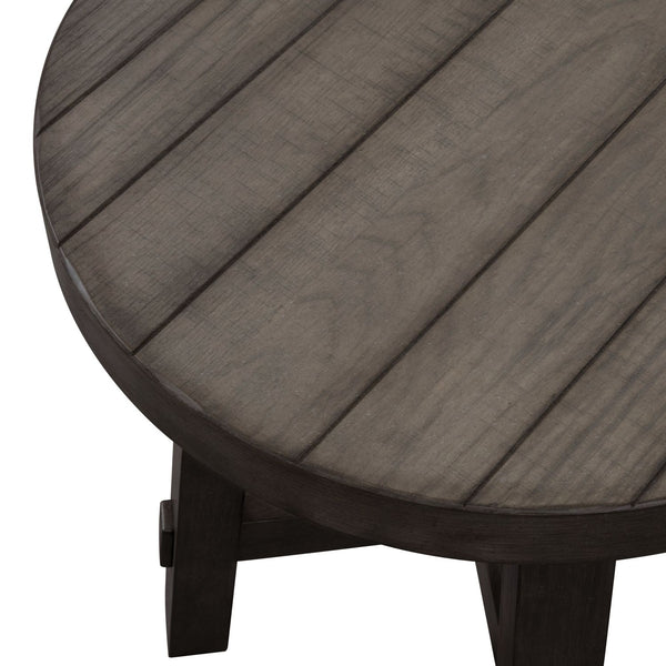 Modern Farmhouse Splay Leg Round End Table - 406-OT1024