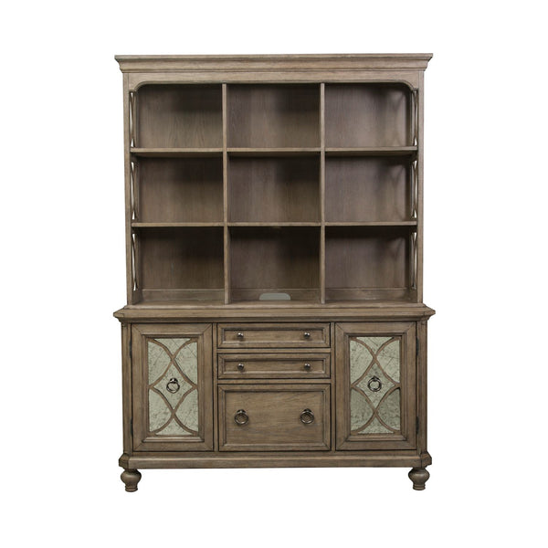 Simply Elegant 3 Piece Desk & Hutch Set - 412-HOJ-3DS