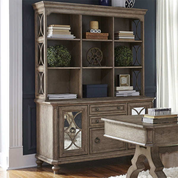 Simply Elegant Credenza & Hutch Set - 412-HOJ-CHS