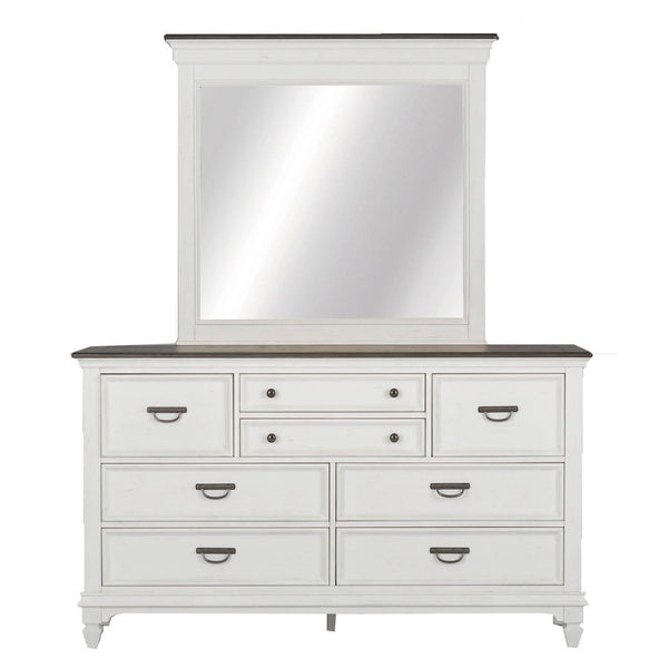 Allyson Park King California Panel Bed, Dresser & Mirror, Chest - 417-BR-CPBDMC