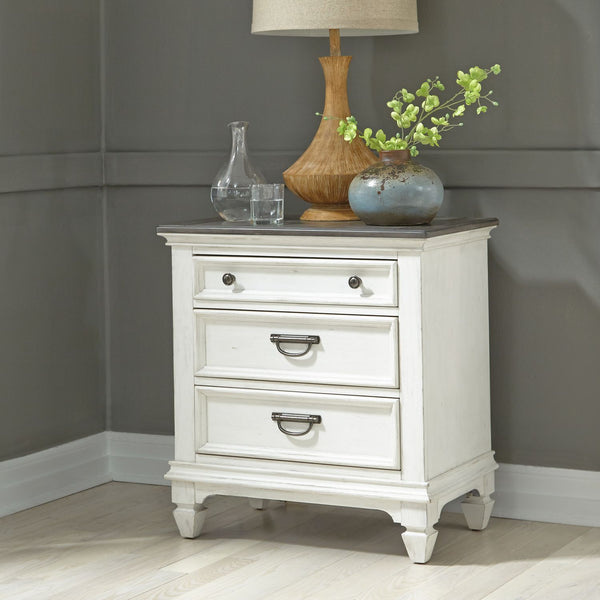 Allyson Park King California Panel Bed, Dresser & Mirror, Night Stand - 417-BR-CPBDMN