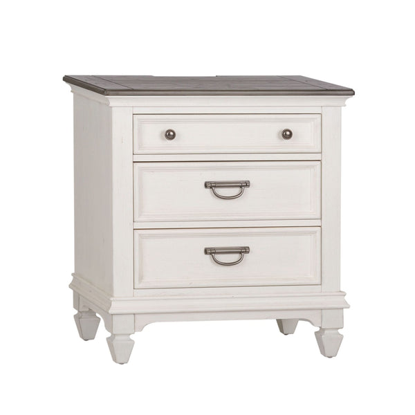 Allyson Park Night Stand w/ Charging Station - 417-BR61