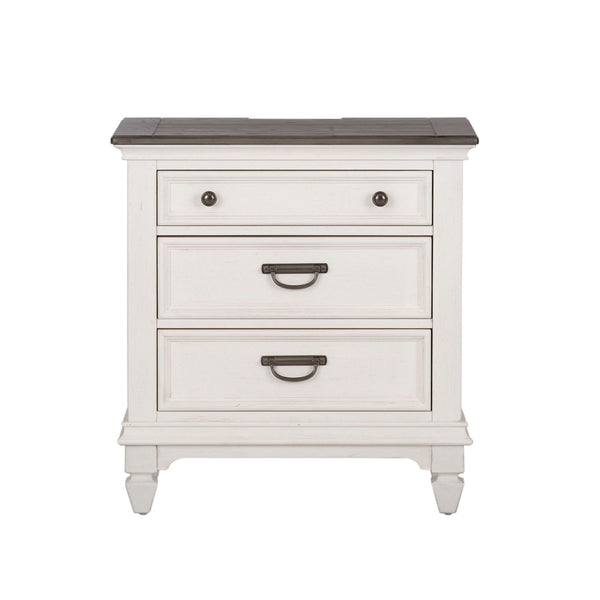 Allyson Park Night Stand w/ Charging Station - 417-BR61