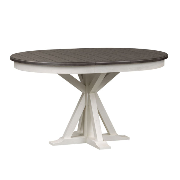 Allyson Park 5 Piece Pedestal Table Set - 417-DR-5PDS